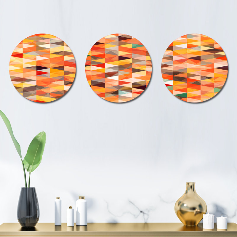 Abstract Wall Decor on Metal