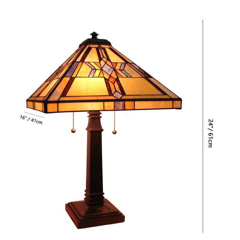 Fine Art Lighting Tiffany Style Prairie 25" Table Lamp
