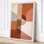 Shapes in Harmony Mid-Century - Wrapped Canvas-250993844-250993842