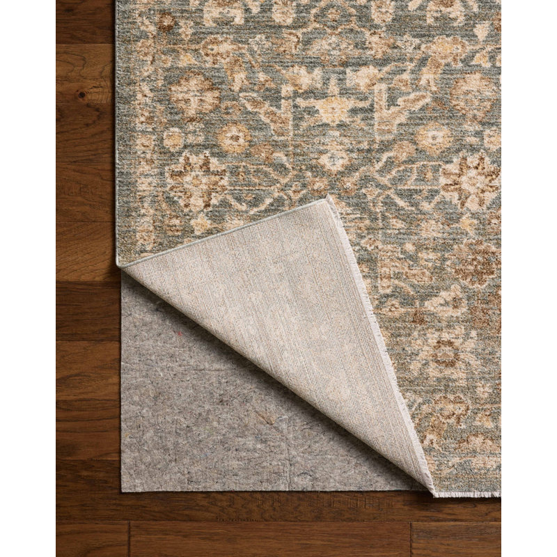 Chris Loves Julia x Loloi Palma Blue / Natural Area Rug, Runner 2'7" x 12'