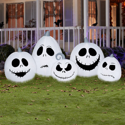 90" Jack Skellington Pumpkin Faces