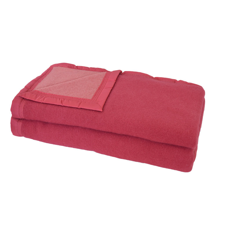 Couverture épaisse en laine lavable Laine, Grand, Rouge