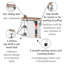 80 cm W Kitchen Cart with