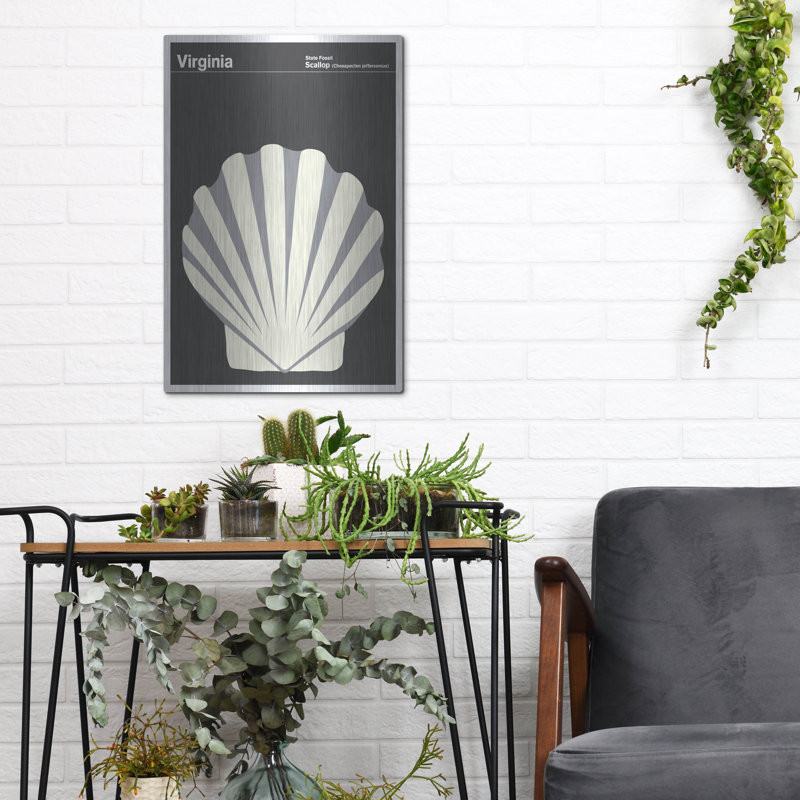 "State Posters VA" par Print Collection, H 16 po x l 12 po