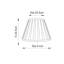 Marvin 41cm Fabric Empire Lamp Shade