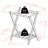 Folding Wood Luggage Rack-91343395