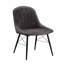 Ensemble de 2 chaises d'appoint en tissu et finition