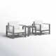 Dulcie 2 - Person Patio Conversation Sets with Cushions