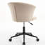 Chaise de bureau à domicile, chaise de bureau d'ordinateur en forme de fleur pivotante en tissu pour bureau à domicile ou chambre à coucher-1952118407