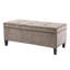 Banc de rangement capitonné à fermeture douce-620099574