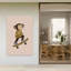Skateboarding Monkey Fun Playful Contemporary Monkey Urban Wall Art Print 1 Piece Wrapped Canvas Wall Art-46169198