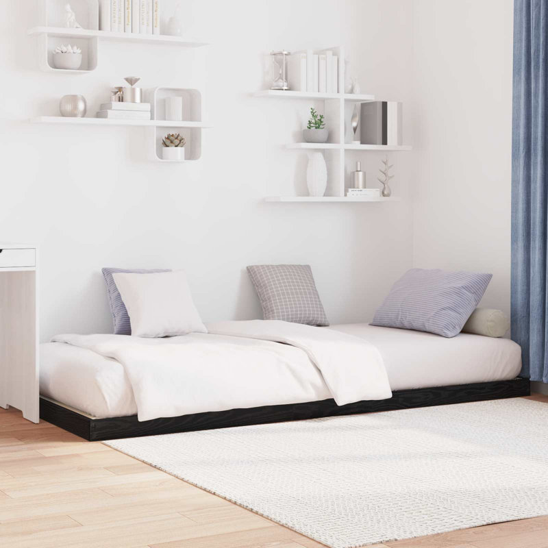 Bed, Small Single (2'6), Black Oak