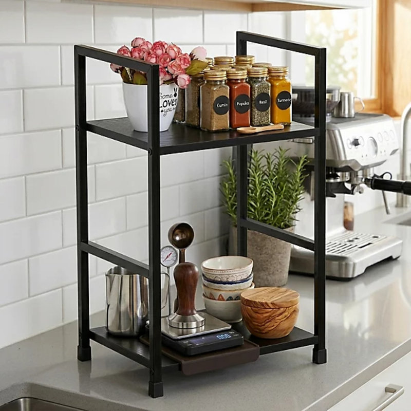 23.5 cm W Iron Storage Rack