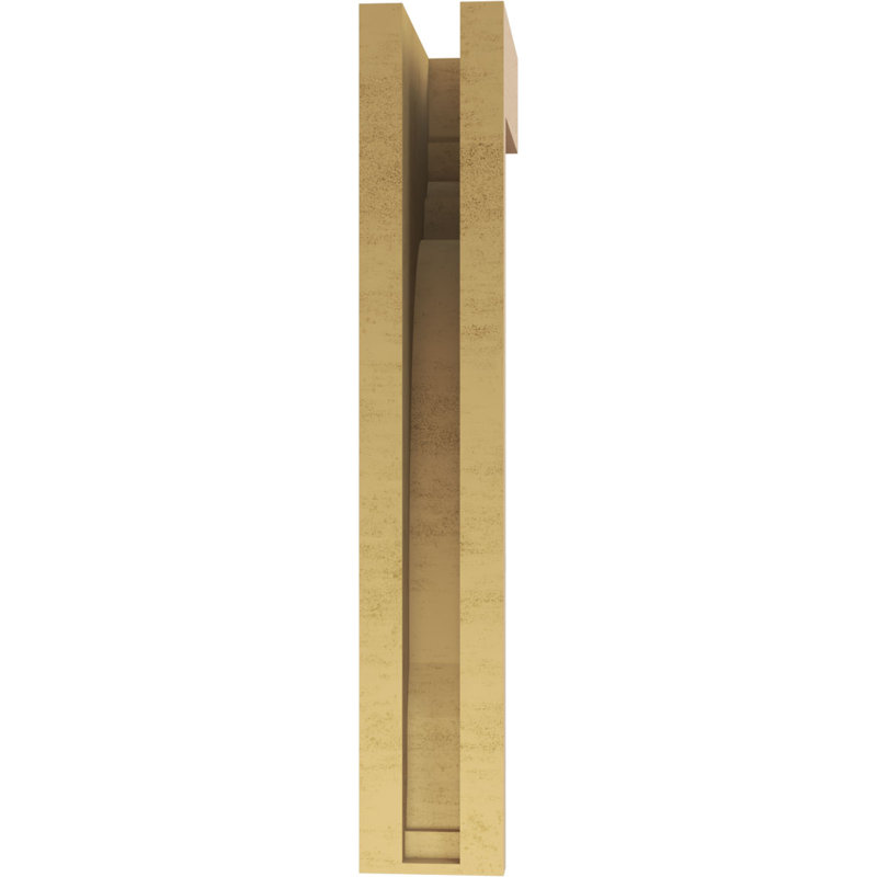 Bois de cèdre brut Warren, H 30 po x l 5 po x P 10 po