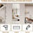 Full Length Mirror With Round Corner For Living Room Bedroom-2062752927