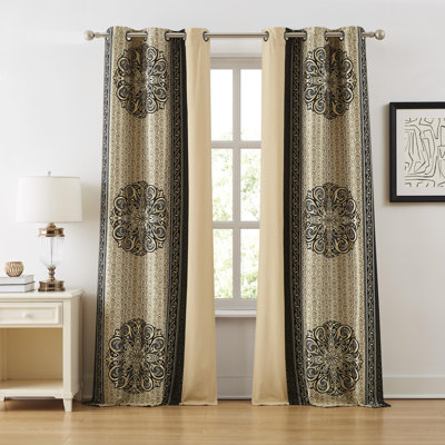 Demri Semi Sheer Curtain Pair