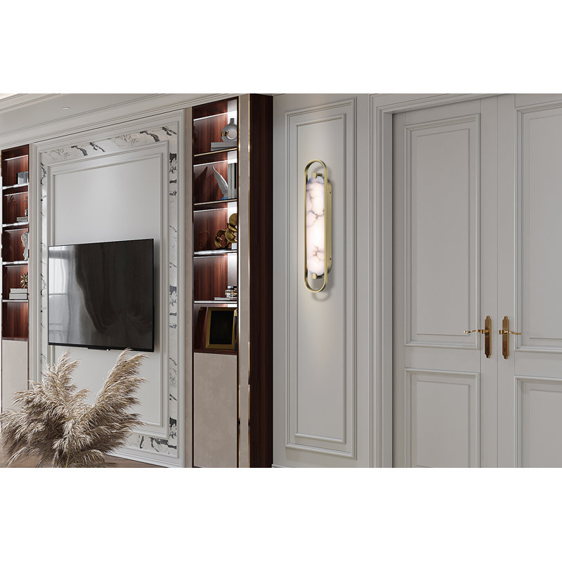 Coiffeuse Noga, 24 po, albâtre, Doré