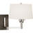 Wonton Metal, Fabric Plug-in Swing Arm Sconce-65988160-65988159