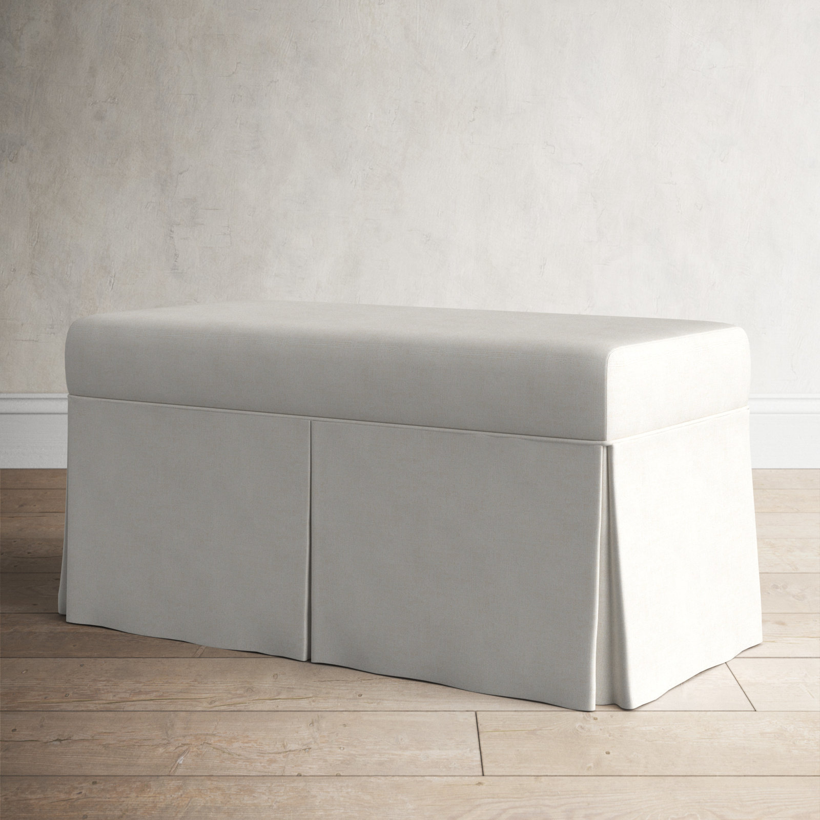 Wyatt Storage Bench, White