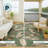 Machine Washable Indoor/Outdoor Chantille ACN2649 Botanical Rug-697883381-697883379