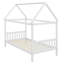 Lit simple de style maison avec tête et pied de lit-1890436062