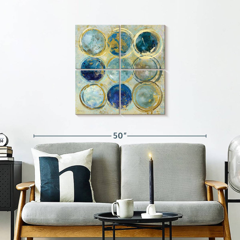 Alignment Gold, 26" H x 26" W