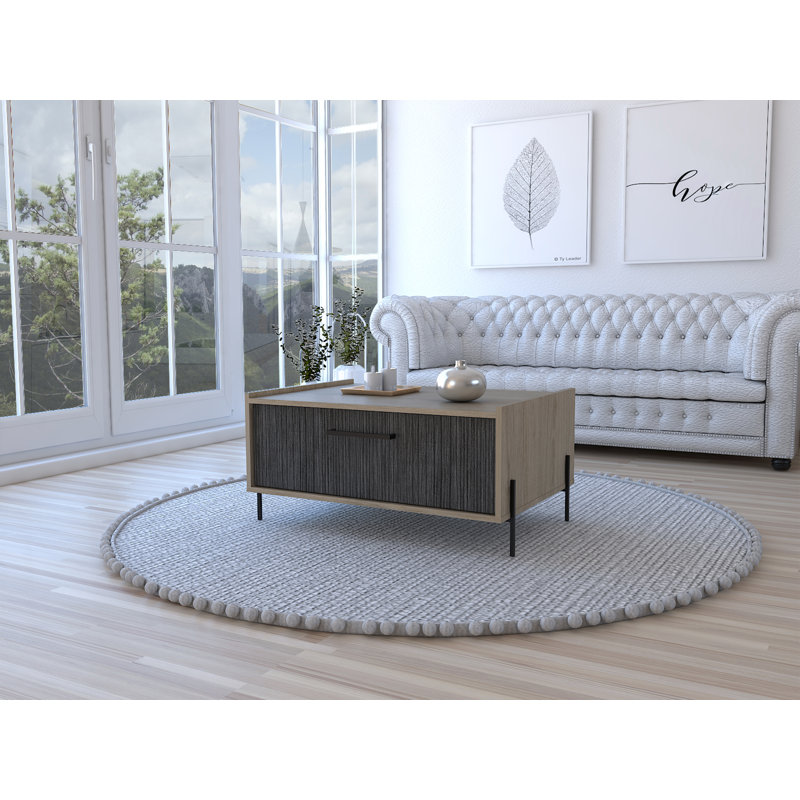 Madison Four Leg Coffee Table with Storage