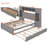 Full Size Wooden Bed With All-in-One Cabinet, Shelf and Sockets-11580599