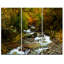 Designart - 3 Piece Wrapped Canvas Print