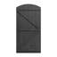 210 cm H x 105 cm W Solid Wood Gate Fencing