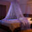 Purple Bed Canopy For Girls With Glow-In-The-Dark Stars, Princess Canopy Curtains Fits Single, Twin, Full, Queen Size Bed, Bedroom Accessories, Ceiling Tent