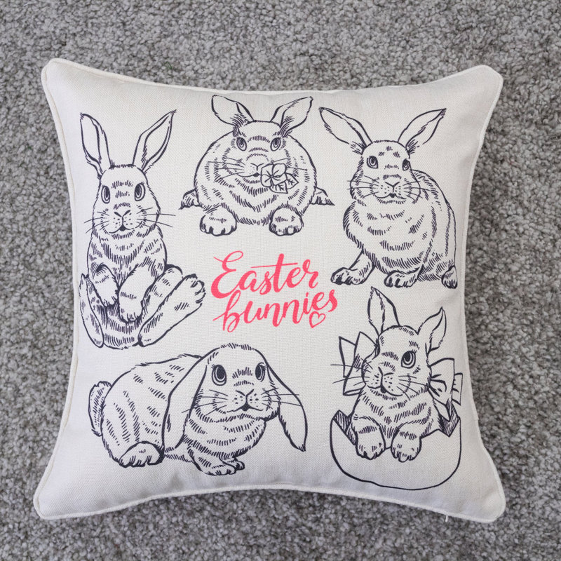  Easter Throw Pillow