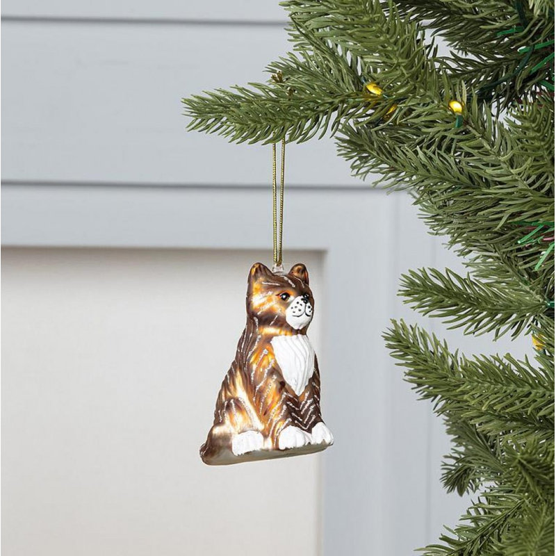 Tabby Cat Ornament