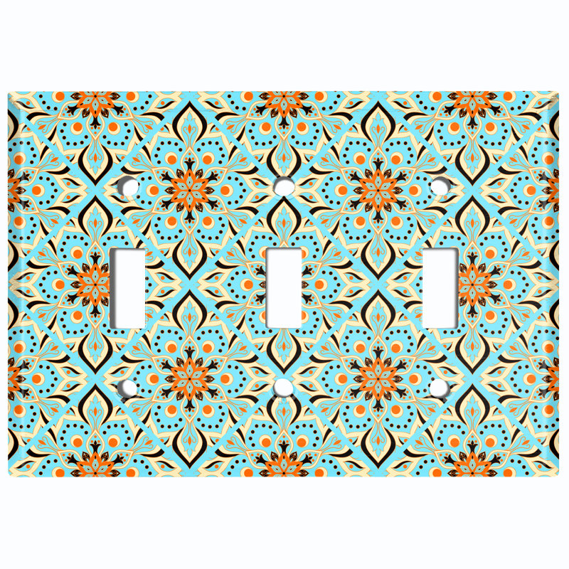 Patterned Toggle Light Switch Standard Wall Plate