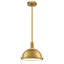 Luminaire suspendu pour îlot de cuisine à 1 dôme avec diffuseur en verre 1 lumière 12,6 po Lysander-1416196795