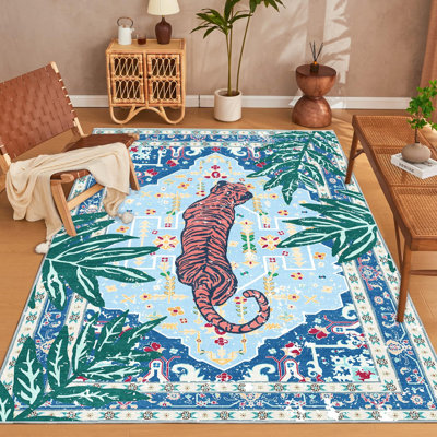 Tapis - Antidérapant, absorbant, tapis en microfibre lavable à la machine, antidérapant et pliable, de grande taille, adapté au salon, à la chambre à coucher et à la décoration de plancher intérieur, tapis de salon.