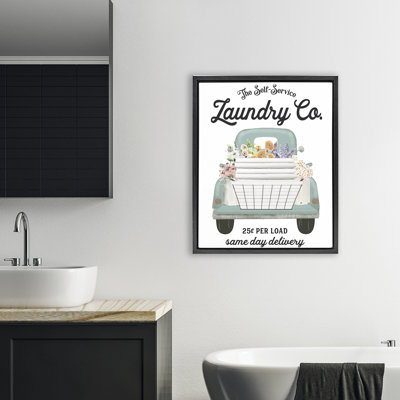 Cadre flottant pour camion de livraison de linge, design par lettré et doublé