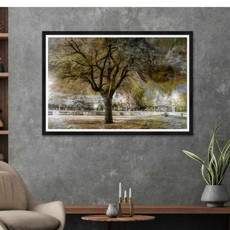 Parc en bronze, H 35,5 po x l 54,75 po x P 1,5 po, Noir