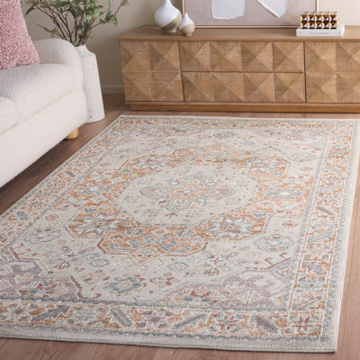 Tapis oriental beige / rouille Helfrich