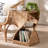 Aahan Floor Shelf Seagrass End Table