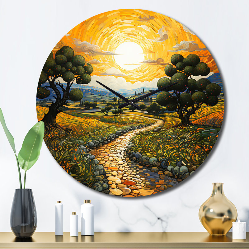 Horloge murale Vangogh, Grand