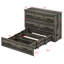 Armoire lit escamotable Murphy avec station de charge, lit plateforme pliable multifonctionnel avec grand tiroir de rangement-861998554-861998553