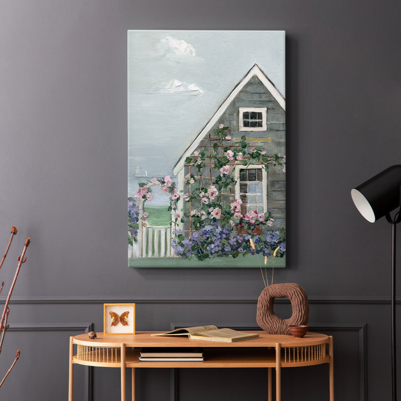 Coastal Cottage II -Galery Emballé Cavas, H 18 po x l 12 po