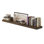 Tablette de support cachée, bibliothèque murale pour le salon, tablette de cuisine, décor rustique, flottant, 1 pièce