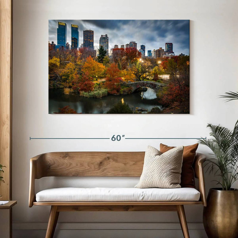 Sebbie NYC Gapstow Bridge, 32" H x 48" W