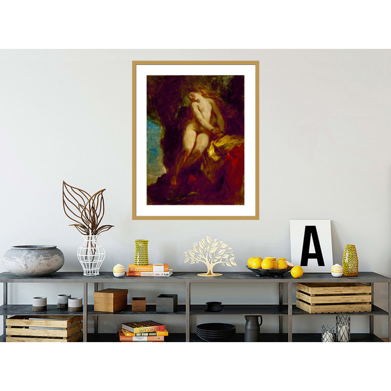 «Andromeda» par Eugène Delacroix, impression giclée sur cadre, H 41,5 po x l 33,13 po