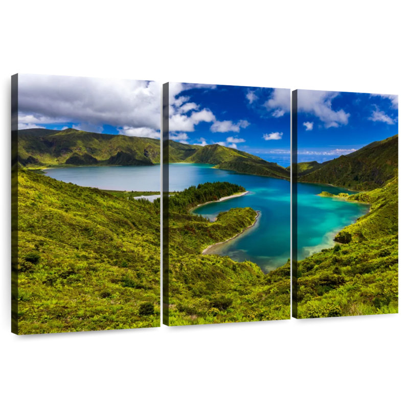 Alvord Lagoa Do Fogo Lake, 42" H x 65" W