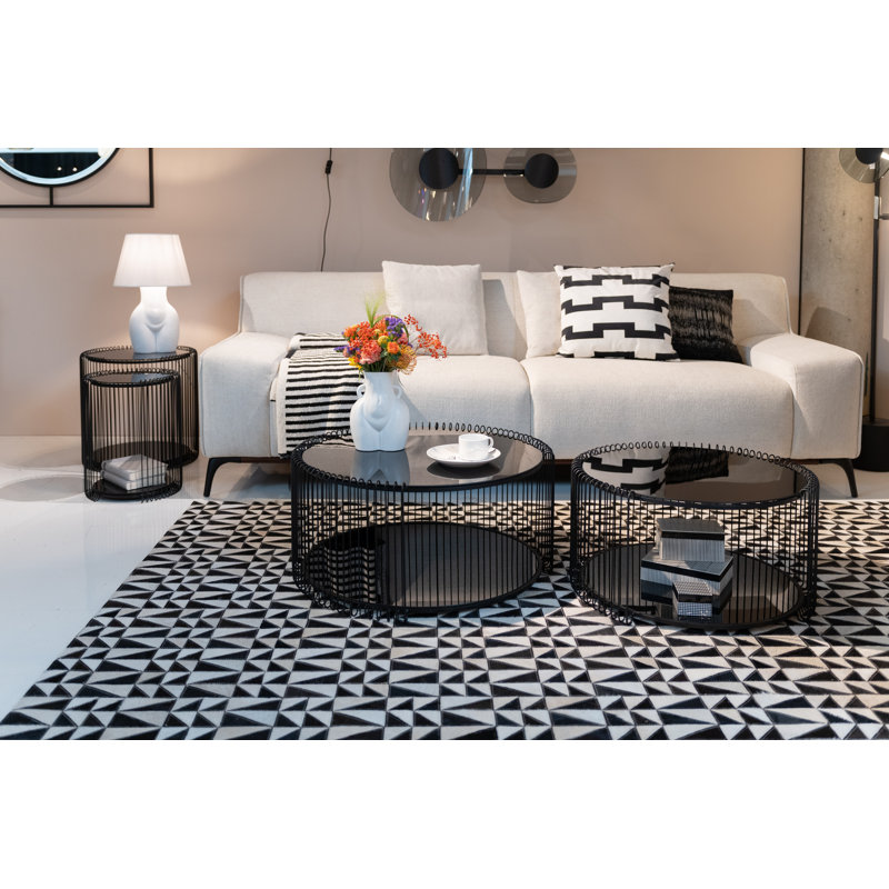 Side Table Wire Double, Black