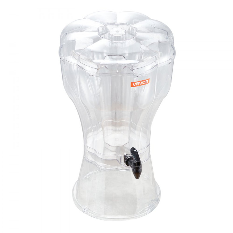 Drink Dispenser 3.4 Gal Beverage Dispenser for Parties Plastic with Spigot