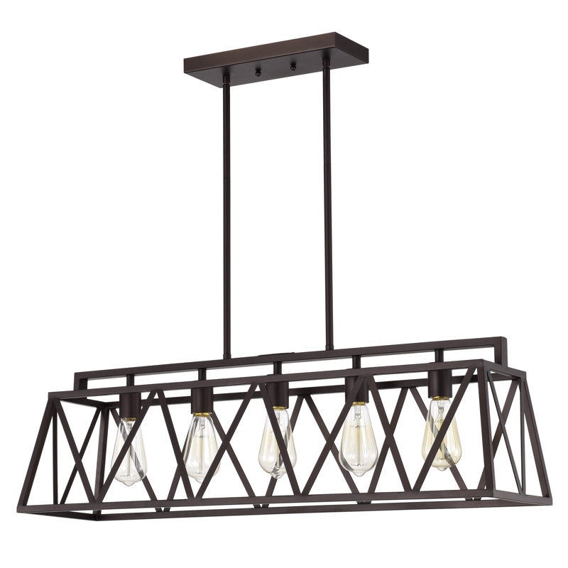 Hakim 5 - Light Kitchen Island Pendant, Oil Rubbed Bronze